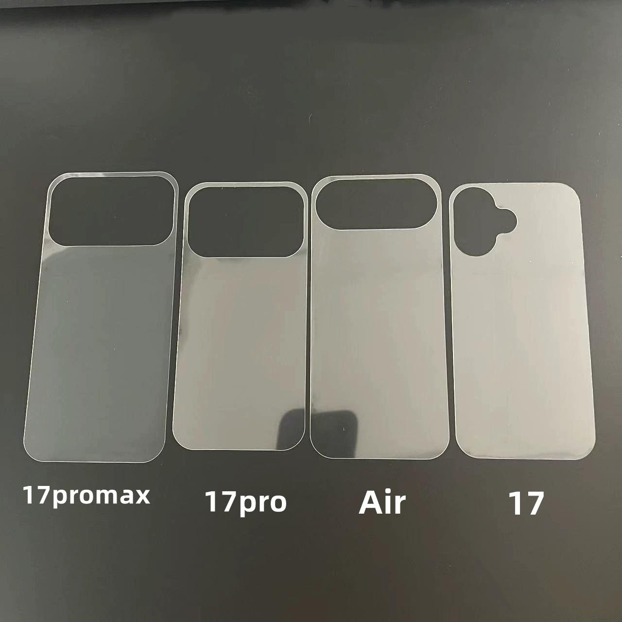 Full Coverage Back Screen Protector Film for Apple iPhone 17 Pro Max 17 Air 17pro Max, Tempered Glass Protection, Durable and Scratch-Resistant, Accessories