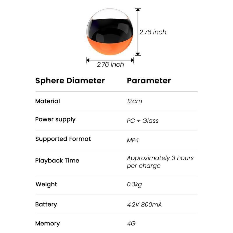 2.7inch crystal ball, video play electronic ball, round 3D ball playing videos and pictures round display for anniversary、birthday gifts, advertising display balls, electronic photo albums 2.7inch crystal ball, video play electronic ball, round 3D ball playing videos and pictures round display for anniversary、birthday gifts, advertising display balls, electronic photo albums