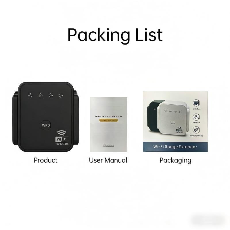 WiFi Extender 2026, 300mbps Signal Booster, Covers Large Area, Ethernet Port, Home Repeater, Us Plug, Multiple Devices Support