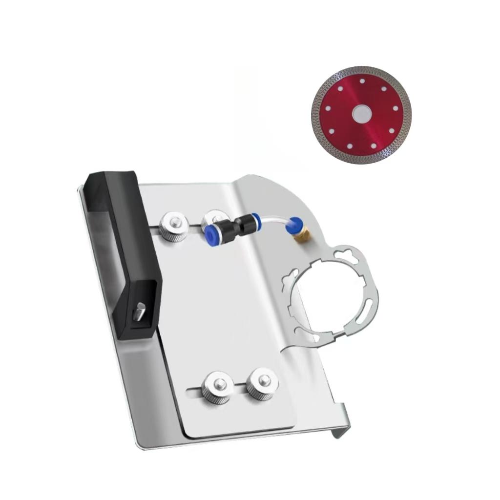 Angle grinder bracket for 45 ° chamfer cutting of ceramic tiles, tool for cutting 45 ° chamfer of ceramic tiles, adjustable angle grinder bracket Home Metal Heavy Duty Tool Kit