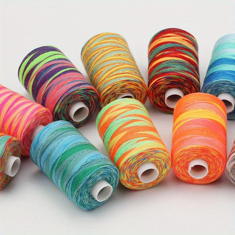 Sewing Thread Polyester Threads for Sewing Needlework Quilting Overlock Embroidery Hand Repair Thread Sewn Embroidery 1000yard