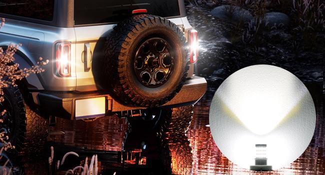 Nilight 57LED 1157 6100K Cool White 2057 2357 BAY15D 7528 LED Bulb (Pair) Lighting  #FathersDayGift