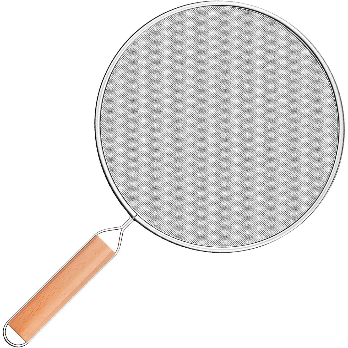 Splatter Screen for Frying Pan - 8Inch Stainless Steel Splatter Guards Mesh with  Handle, Pan Cooking Pots  Strainer, Hot Oil Splash Protector Splatters Screen for Frying Pans