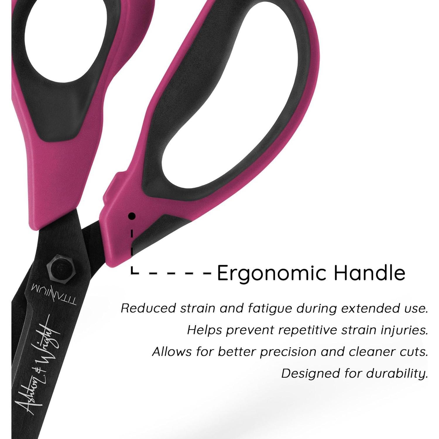 - Titanium  - Heavy Duty  for Office, , Kitchen  Craft - 210mm / 8" - Titanium Coated  (, Left Hed)