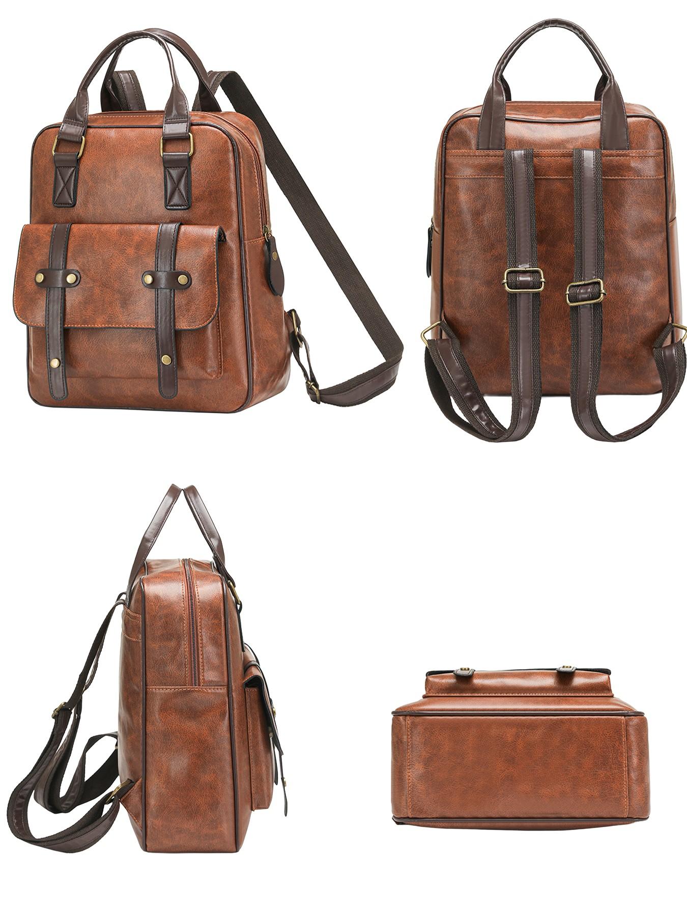 Vintage Backpack for Women Retro Fashion Purses School Backpack Casual Travel Daypack