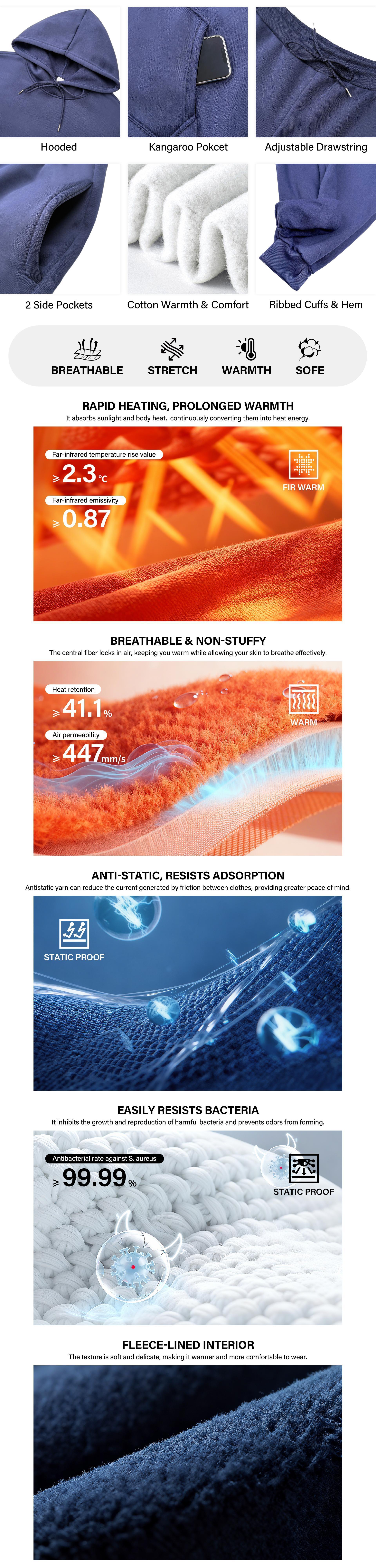 Men's AMERICA Letter Printed Hoodie & Drawstring Sweatpants Set Casual Athletic Long Sleeve Hooded Jacket & Trousers for Fall Winter 100% Polyester Loose Fit Sportswear Indoor Outdoor American - Sweatwear