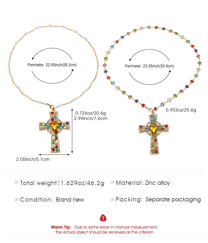 Punk Cross Multi-Layer Stackable Necklace| Alloy Pendant for Men & Women