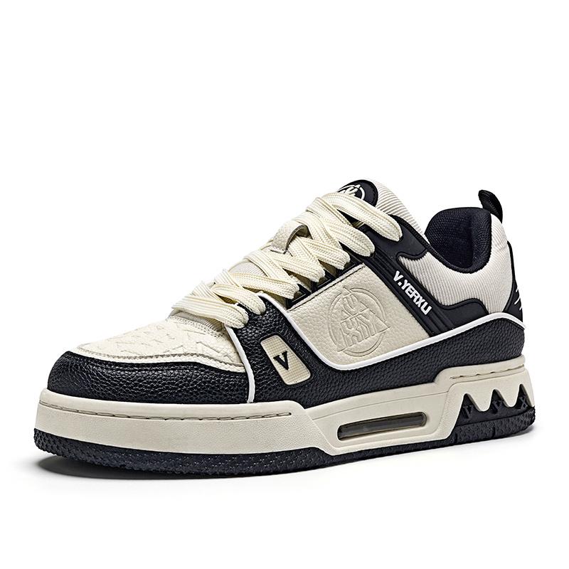 Bdhjydb Unisex Classic Low-Top Sneakers - PU Leather Lace-Up Athletic Casual Shoes with Synthetic Fabric, PU Sole for All-Seasons Comfort, Athletic Casual Sneakers
