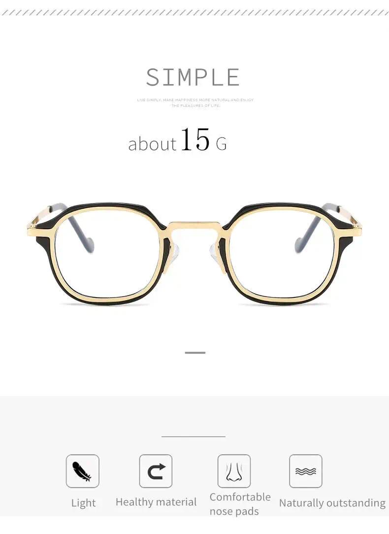 0 To -6.0 Myopia Glasses for Women Men Anti Blue Light Computer Galsses Nearsighted Eyewear Student Optical Eyeglasses