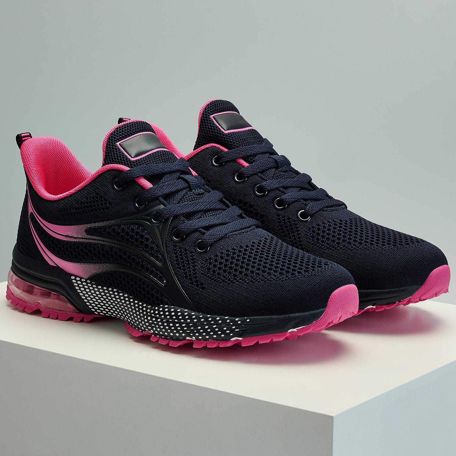 Women Air Running Sneakers Casual Lightweight Walking Shoes with Air Cushioned Design & Removable Insole for Outdoor Sport Gym Shoes