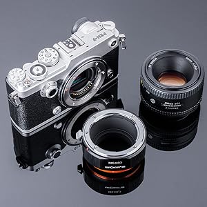 K&F Concept Lens Mount Adapter, Contax/Yashica (C/Y) Lens to Sony Alpha NEX E-Mount Camera