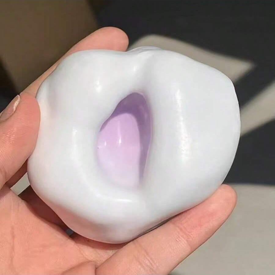 Super Fun Stress Relief Toy, DIY Shape Mochi Clay Squeeze Toy, Handmade Rice Noodle Mud, Cute Squeeze Toy for Halloween, Soft Squishy