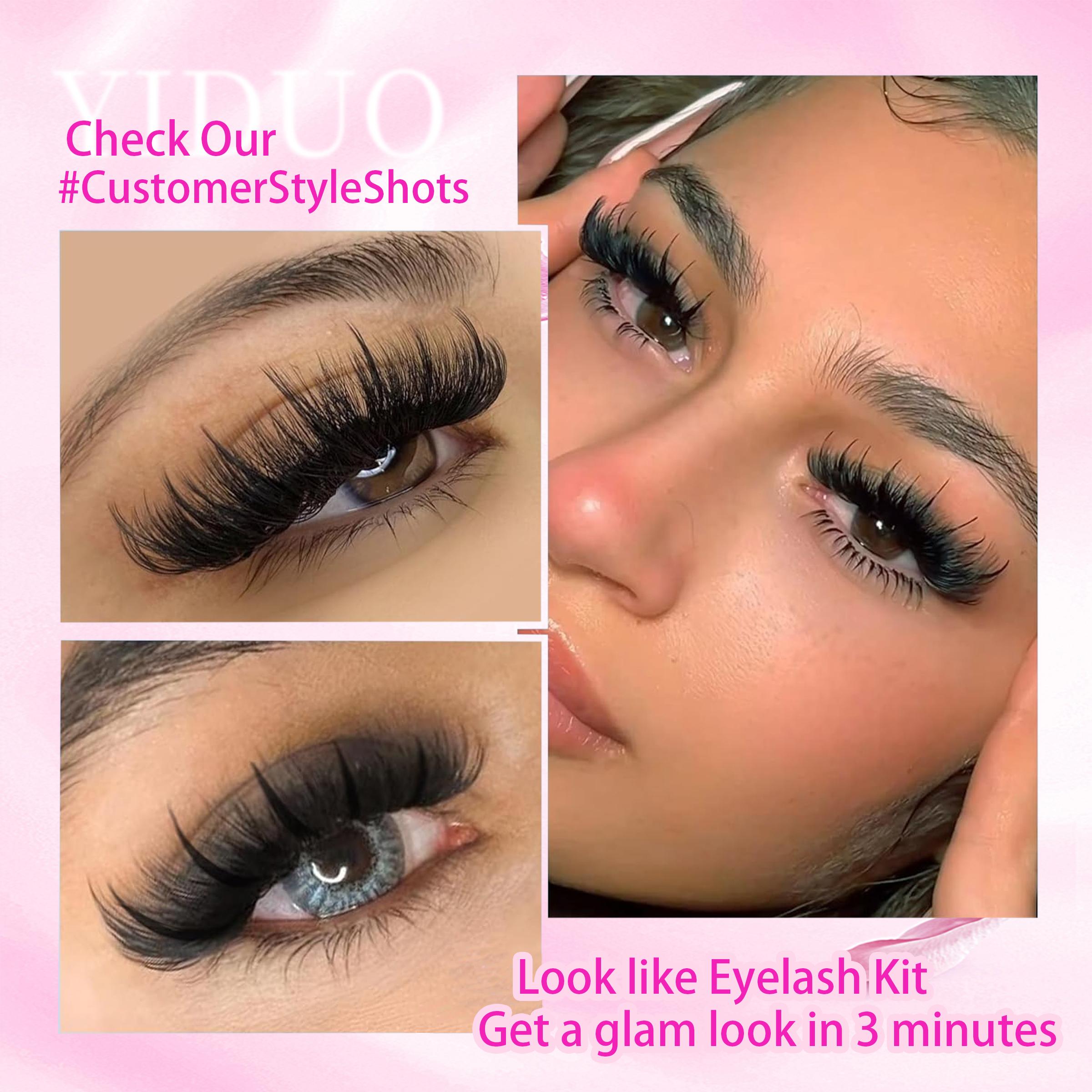 4 Styles Lash Clusters Kit 60D|80D|100D|Spikes Lash Extension Kit Volume Eyelash Clusters Volume Individual Lashes Kit Super large Cluster Eyelash Extensions Kit DIY Spikes Lash Kit Individual False Eyelashes with Lashes Bond and Seal 4 Styles Lash Clusters Kit 60D|80D|100D|Spikes Lash Extension Kit Volume Eyelash Clusters Volume Individual Lashes Kit Super large Cluster Eyelash Extensions Kit DIY Spikes Lash Kit Individual False Eyelashes with Lashes Bond and Seal