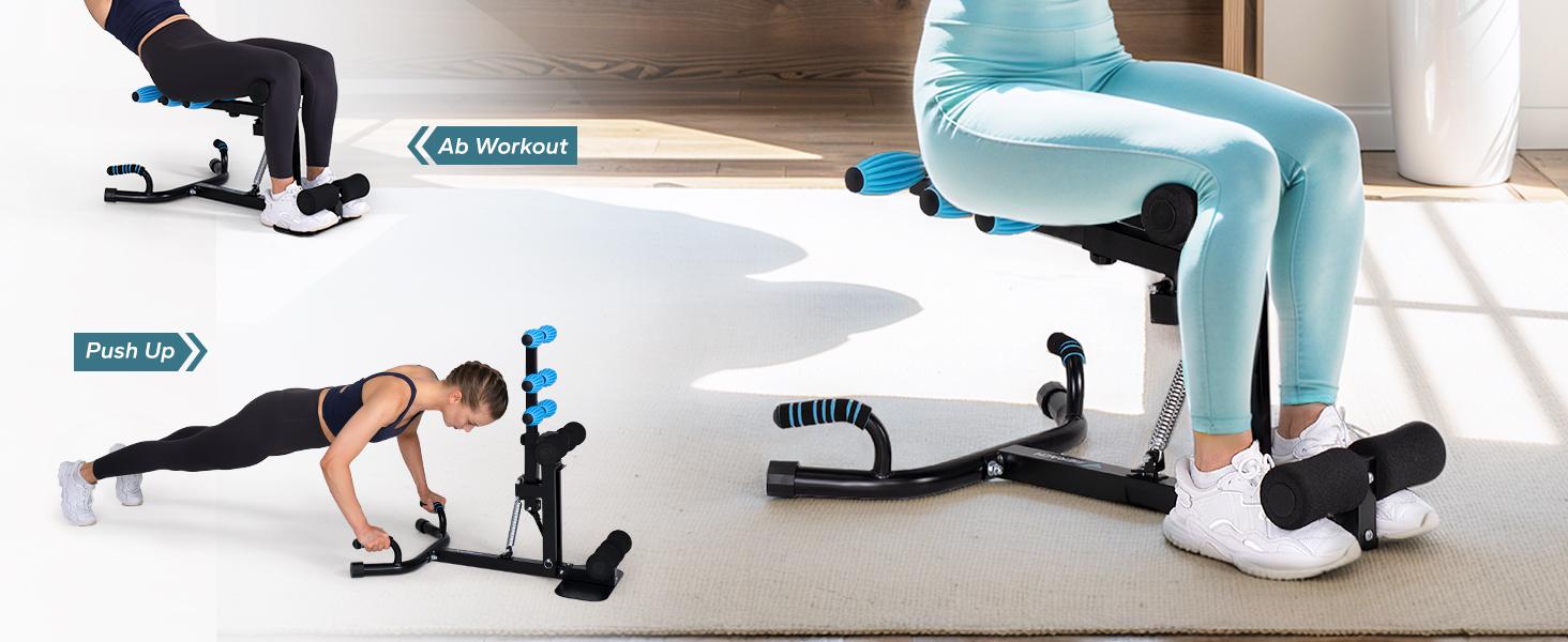 MERACH Deep Squat Machine, Adjustable Glutes workout for Home Gym Workout Training, Sit Up Machine for Abs and Muscle Building, Abdominal bench, Push Up Fitness Equipment,dealsforyoudays,  TikTokShopBlackFriday