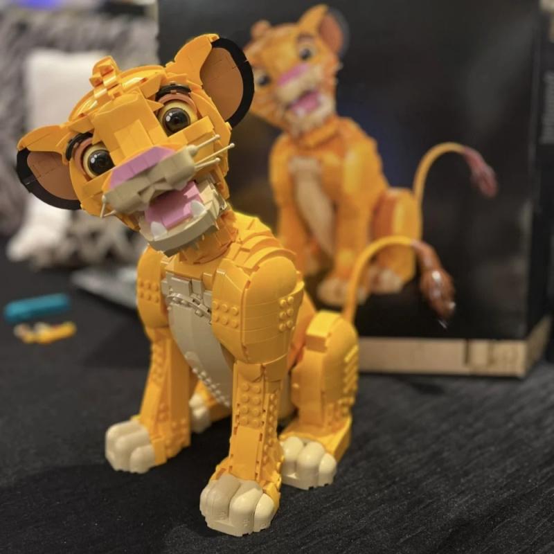 2026 exquisite animal 1445 pcs set lion building blocks toys, perfect for Christmas and birthday 43247 Building Blocks Puzzle Model Toys Sets Birthday Christmas Gifts