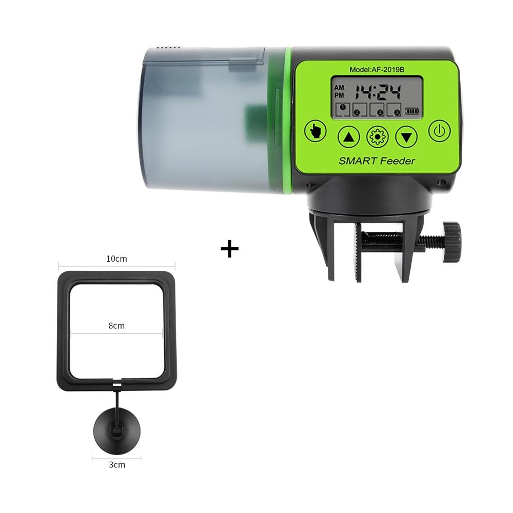 200ML Automatic Fish Feeder with Smart Timer, Battery Powered for Goldfish, Fish Tank, Aquarium and More, Large Capacity Fish Feeding Device