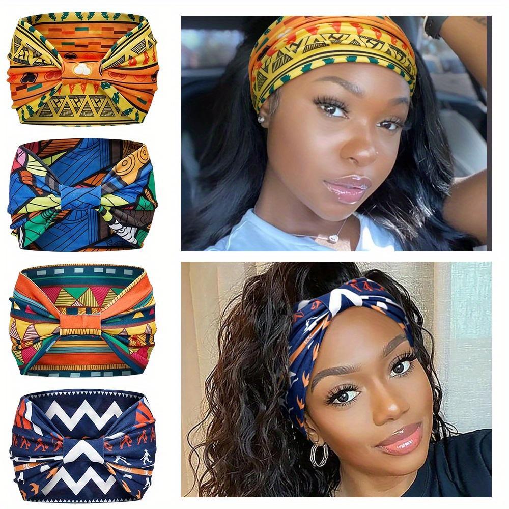 4/6/8/10/12 Pack Elastic Wide Headbands, Non Slip Workout Yoga Sport Headbands for Women’s, Headbands for Women, Hair Accessories, Highly Absorbent Women's Athletic Sweatband, Face Wash Towel Hair Accessory Sports & Outdoor
