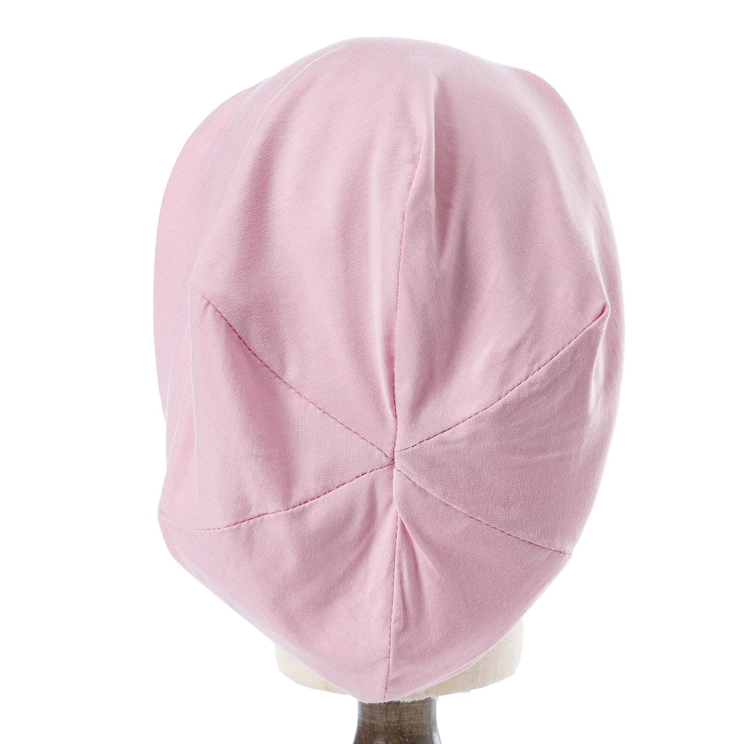 Modal Double-Soft Stacking Sleeping Cap with Adjustable Stretch Fabric Baotou Design