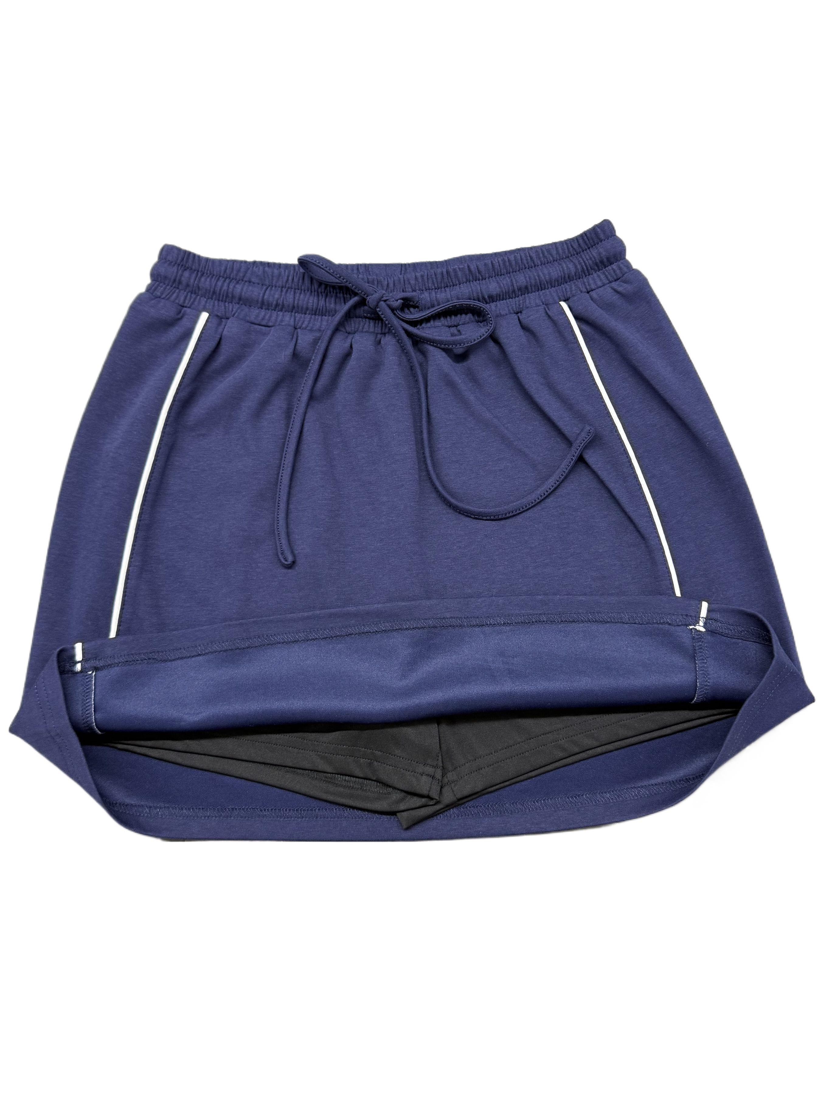 Autumn 2-Piece Short Dress Set Long Sleeve Top & Tennis Skirt, Comfortable Sweat-Wicking Sports Clothing Sporty Breathable Outfits for Women