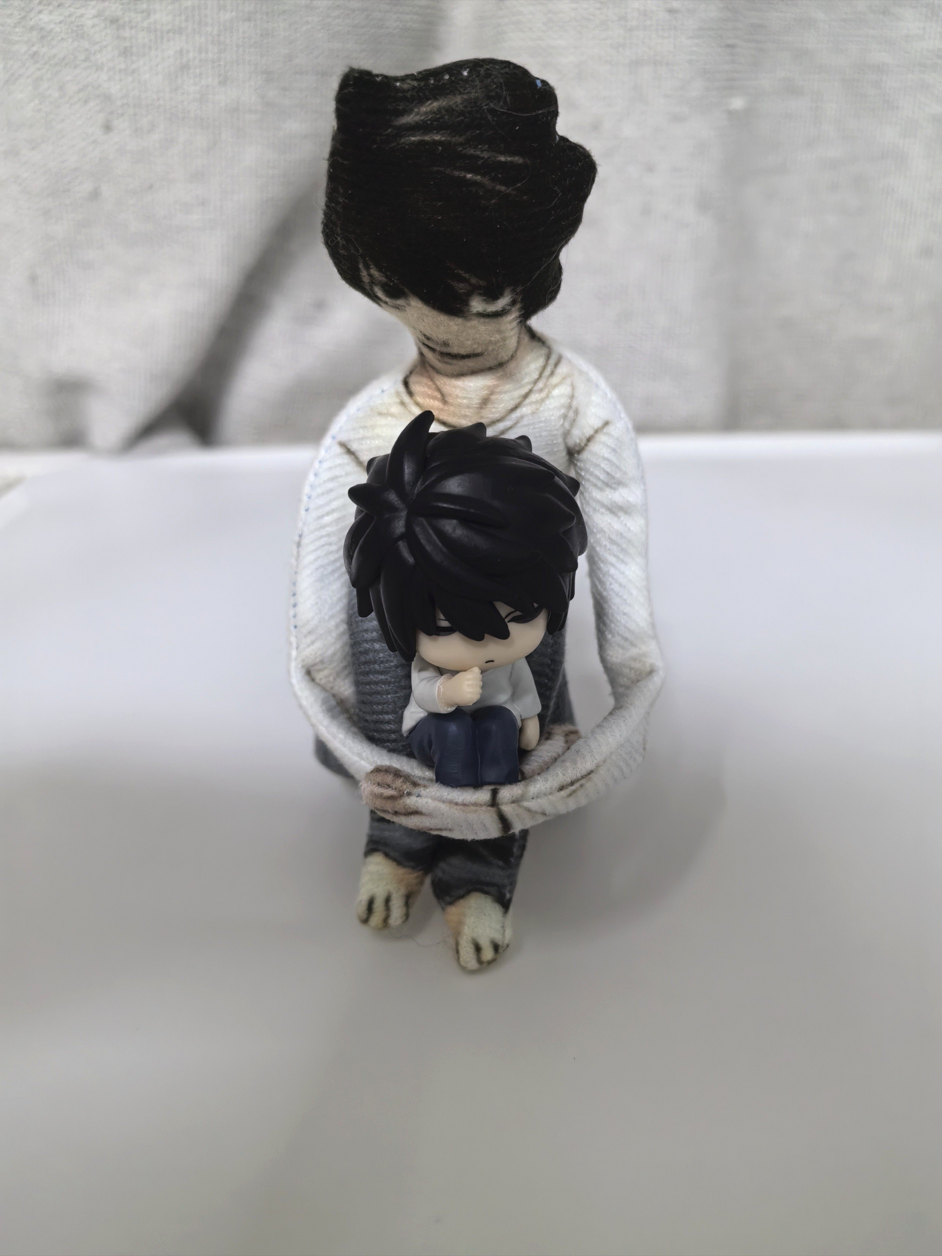 Anime Death Note Sleeping Blind Box Action Figure Pvc 5cm Mini Light Yagami L Misa Amane Ryuk Model Ornament Collection Figurine
