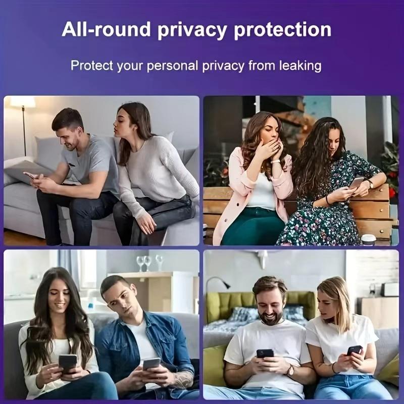 5pcs Full Cover Privacy Screen Protector for iPhone 17 Air/17/16/15/14/13/12/11/Pro Max/Pro/Plus/mini/16e/X/XS/XS MAX/XR/7/8/SE,High Hardness And Scratch Resistance,Compatible with Dynamic Island,Fingerprint-resistant,And Shatterproof,Perfect Edge