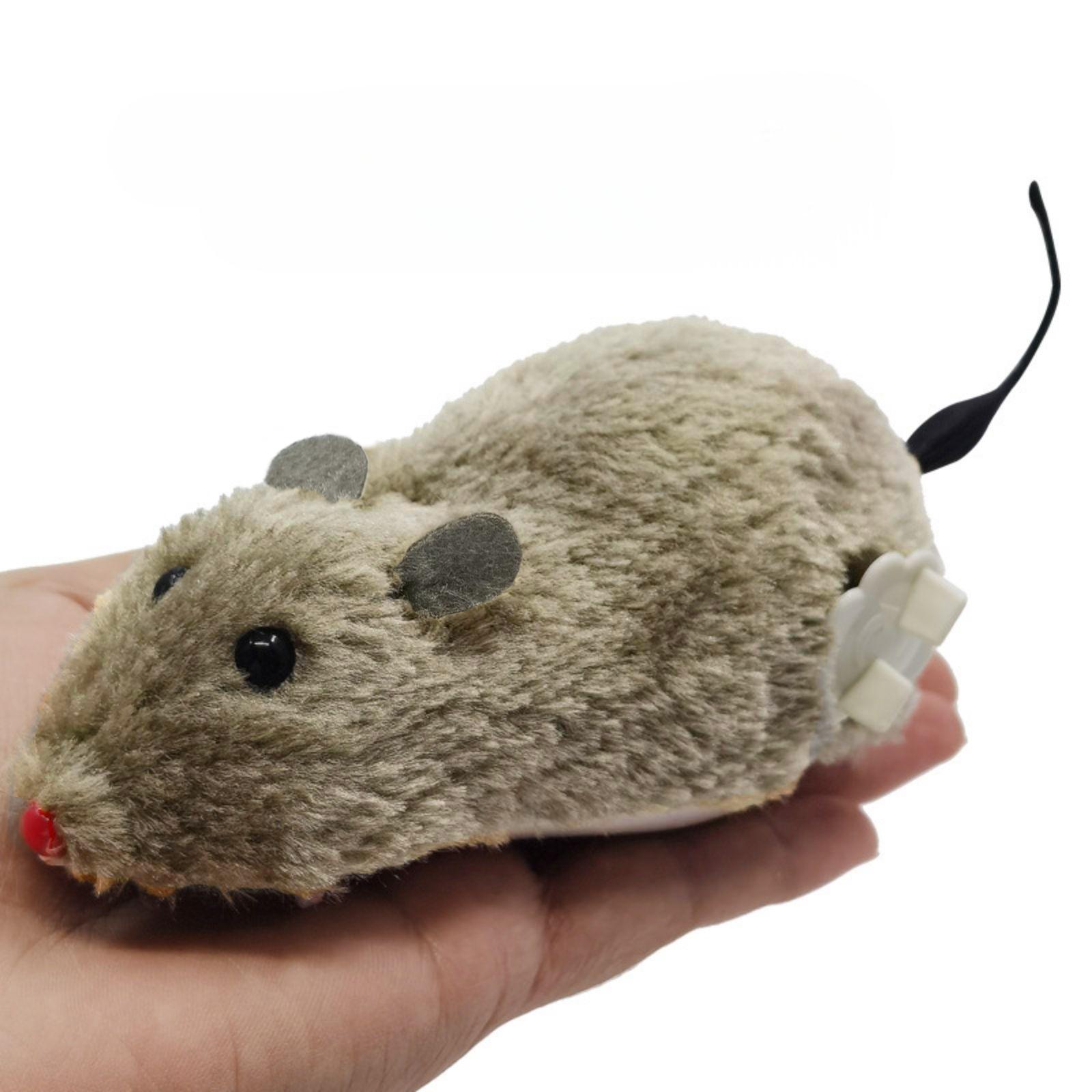 1pc Interactive Cat Toy Mouse, Plush Toy - Durable Plastic, No Batteries Needed, Suitable for Medium Breeds, Fun Cat Toy | Interactive Mouse Toy, Indoor Cat Interactive Toy, Hot Selling in Worldwide, Kittens