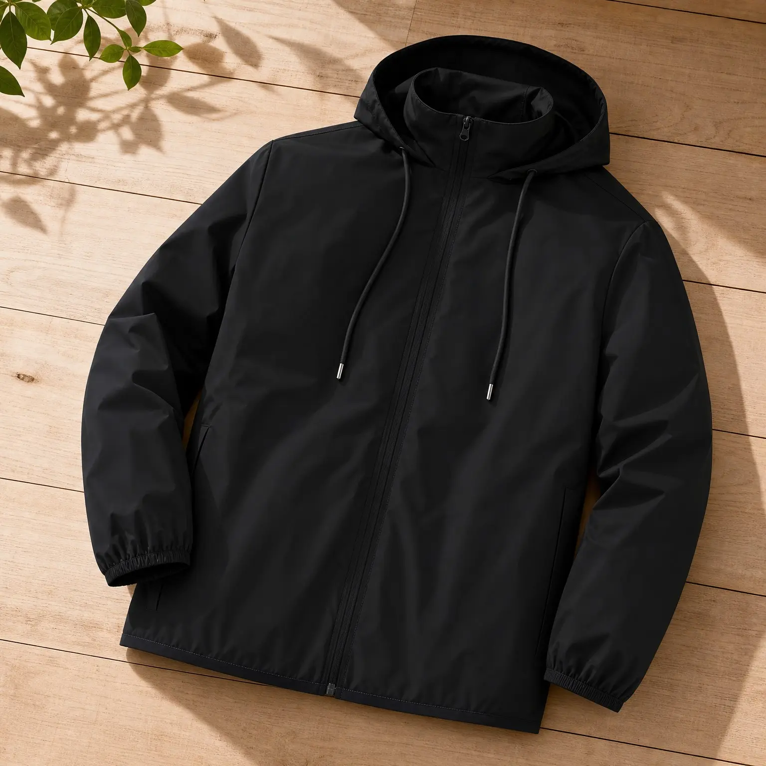 Men's Light Rain Jacket Packable Waterproof Raincoat Windbreaker with Hood, Hidden Zipper, Rain Gear for Golf Travel Hiking Cycling Outdoor Activities(Gift)