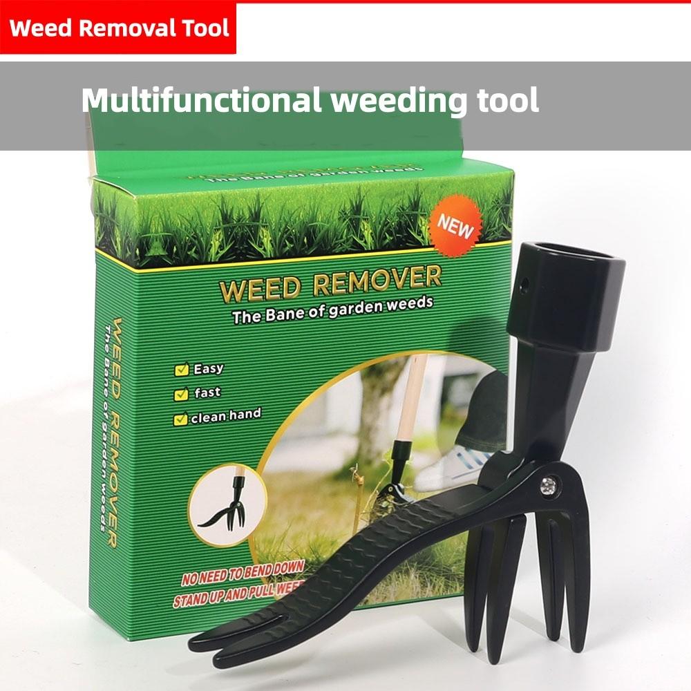 Standing Weed Puller Tool, Ergonomic Grass Removal Scoop, Stainless Steel Clamp, Ideal for Yard Maintenance, Suitable for Elderly, Garden Cleaning Tools, Weeder Puller Tool