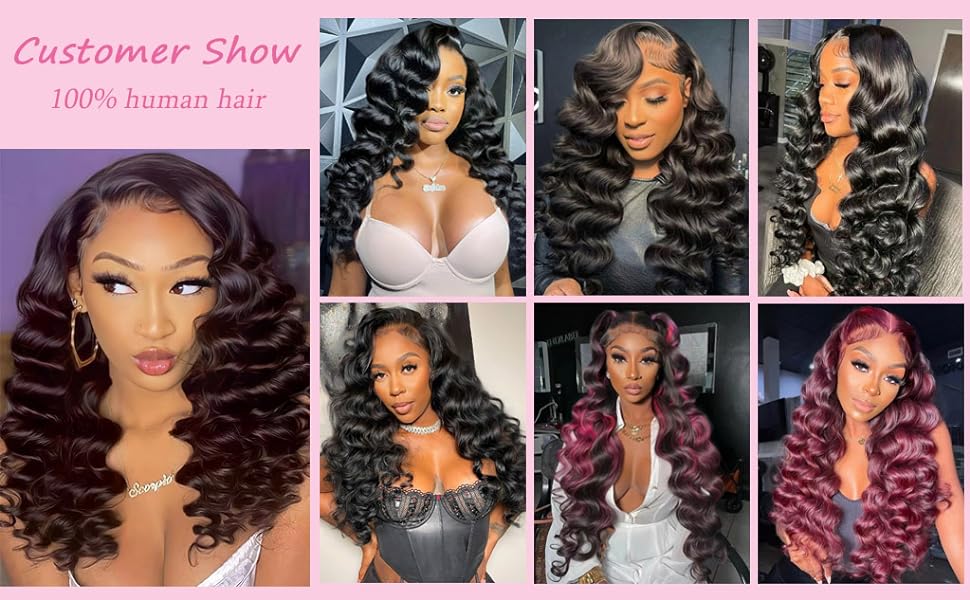VIPbeauty  Loose Wave Human Hair Bundles Loose Wave Bundles with 5x5 lace Closure Human Hair Bundles Loose Deep Wave Hair 3 Bundles with Closure 10A Grade Brazilian Virgin Hair
