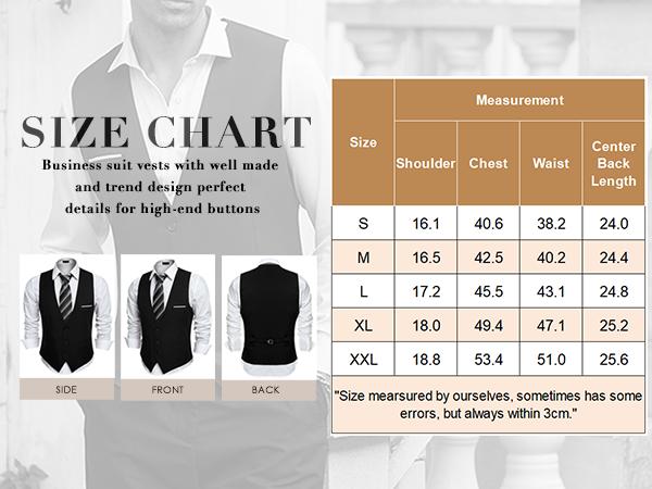 COOFANDY Men's Suit Vest Slim Fit Formal Dress Waistcoat Casual Business Vests for Suit or Tuxedo Beige Elegant