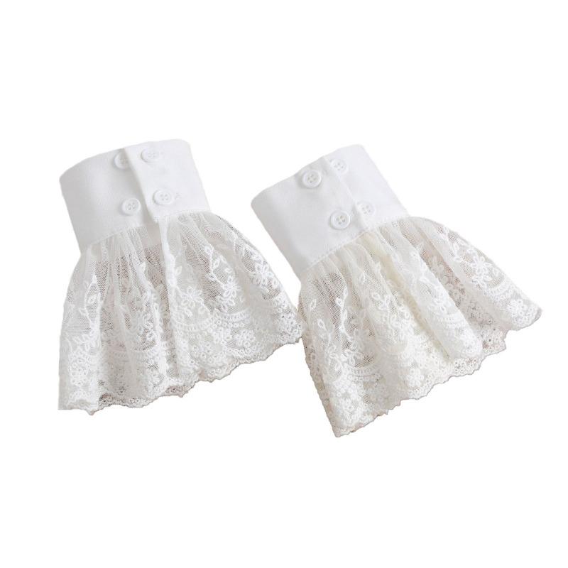 Women's Elegant Textured Solid Color Lace Gloves, Minimalist Romantic Gloves for Wedding Bridal Party Formal Occasions