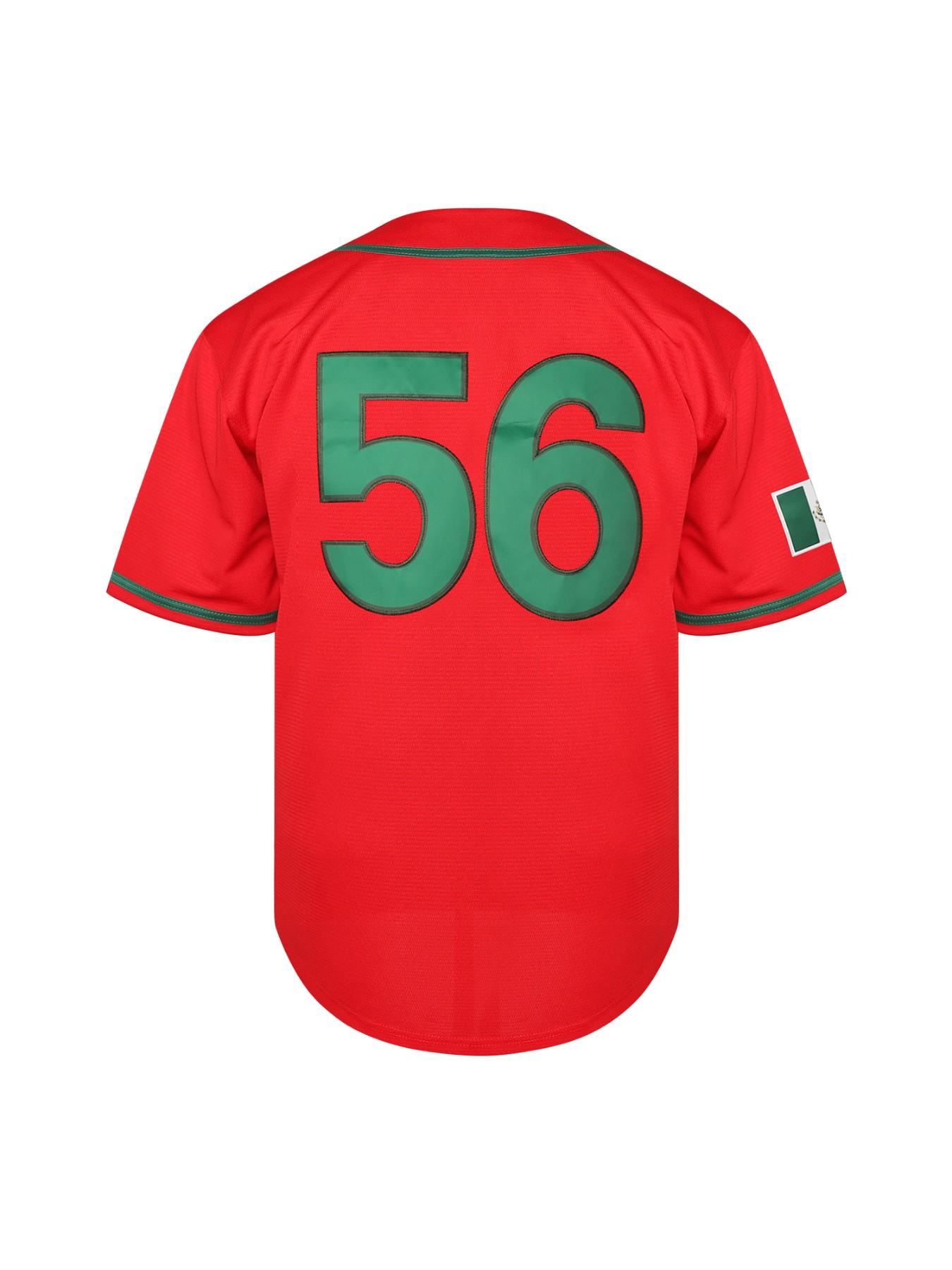 Mexican World Cup Baseball Jersey, Embroidered Loose Fit Casual Sports Shirt, Quick Dry Outdoor Wear, All Seasons