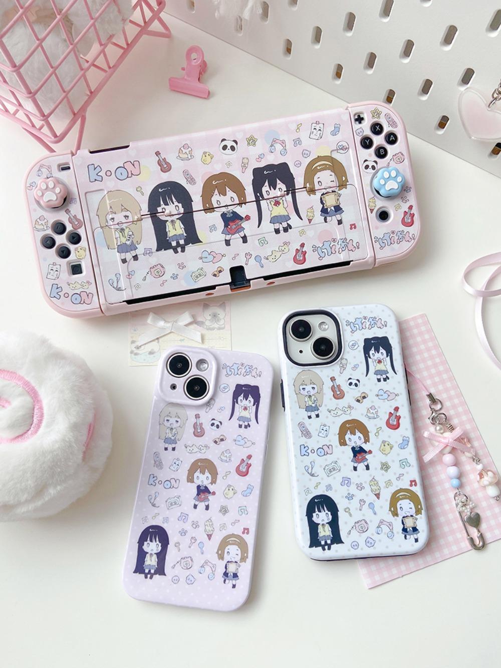 Girl Switch Protective Cover Split Controller Joy-Con Case Can Be Inserted Into The Dock for Nintendo Switch Console Oled/lite