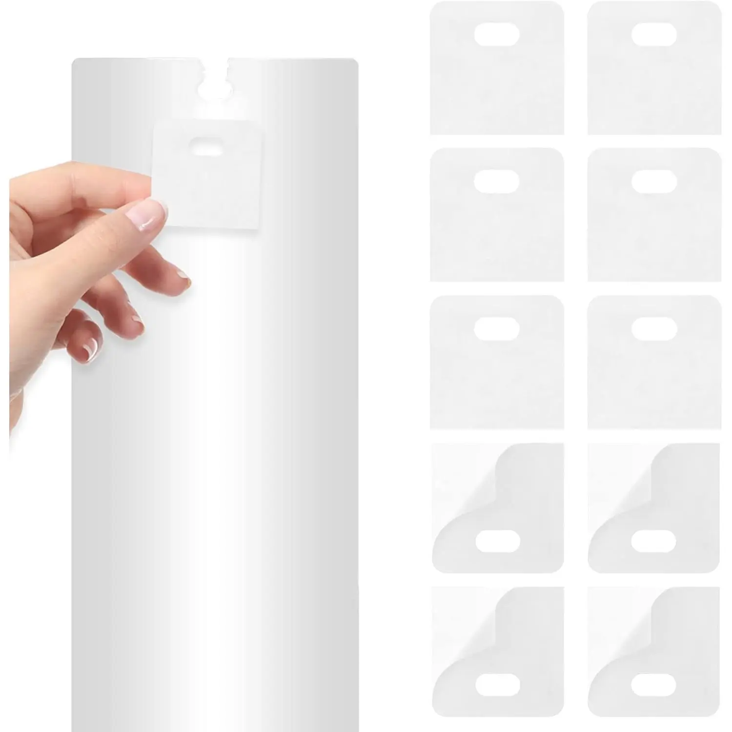 25 Sets Vertical Blind Repair Tabs Vertical Blinds Replacement Slats and Replacement Parts