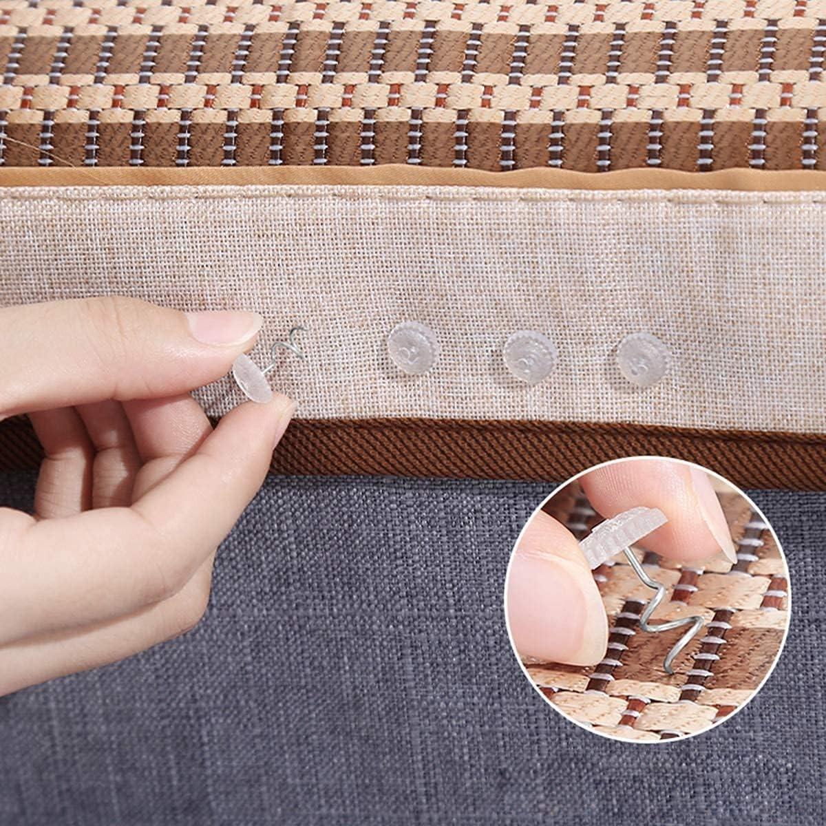 20/50pcs Transparent Plastic Head Screws, Non-Slip Fixing Nails, Sofa Furniture Screws, Easy Twist Pins, Durable Home Hardware