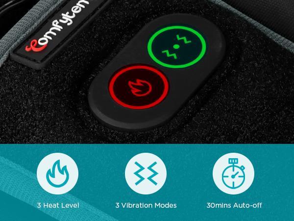 Cordless Heating Pad for Back, up to 58'' Lower Back Massager Heating Pad for Back, 3 Heating Levels 3 Vibration Massage