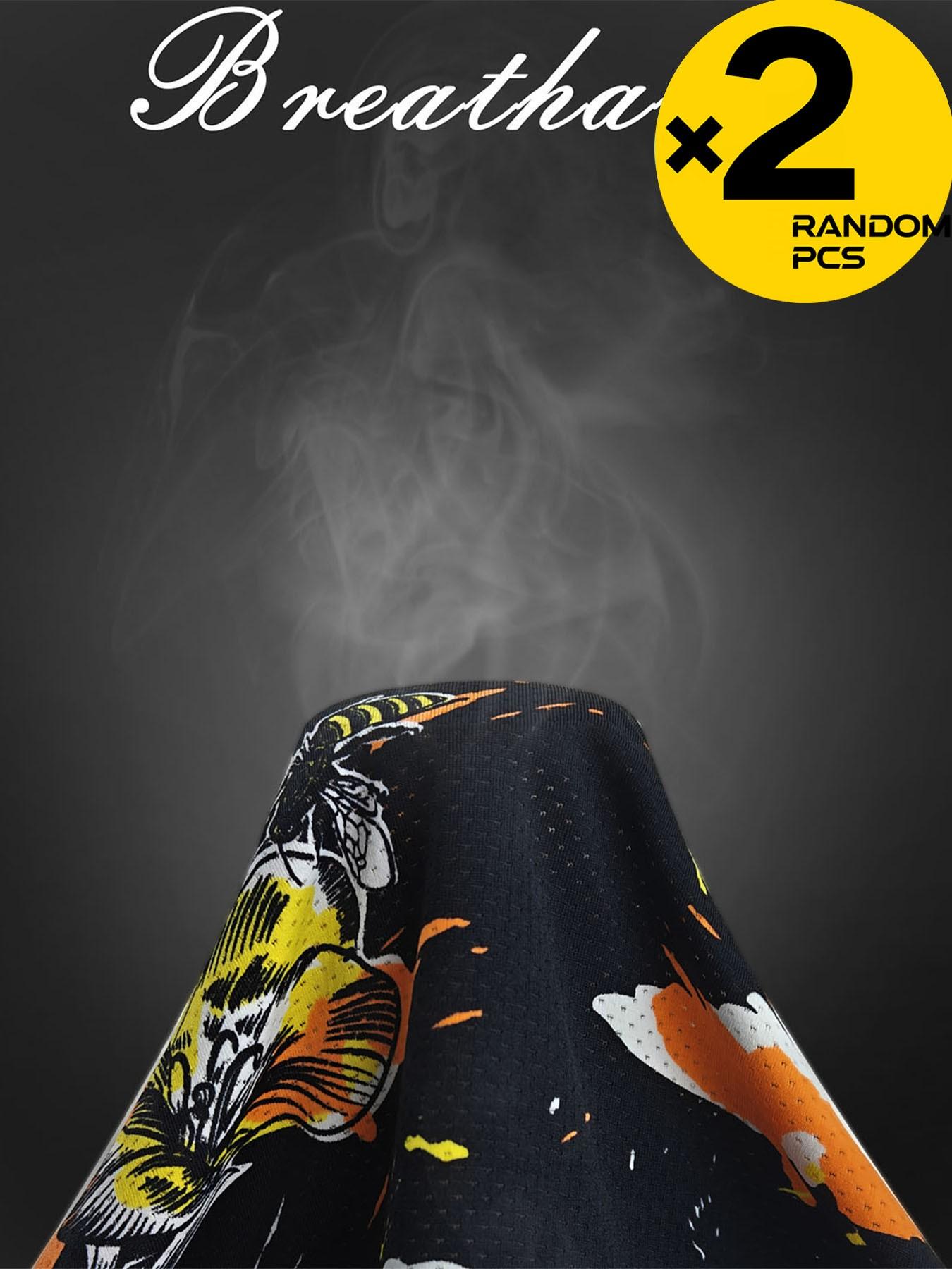 Randomly select 2, 3 or 4 pieces of cartoon comic-themed underwear for boys. Silk mesh printed triangle pants. Soft, comfortable and breathable underwear. Summer new style fashionable underwear for boys. Trendy handsome boy underwear - triangle pants.