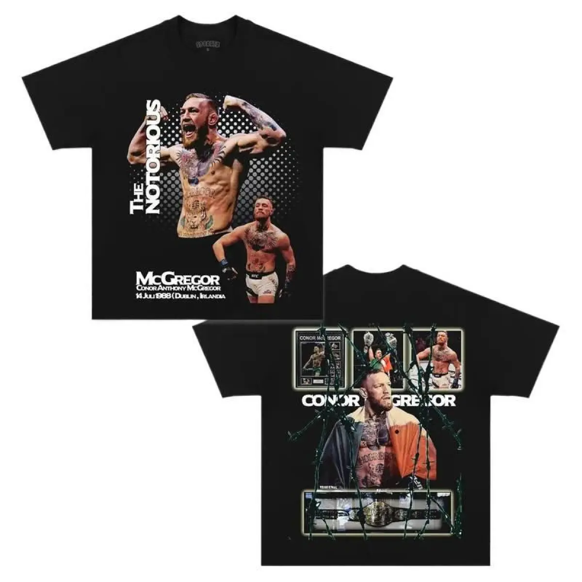 [Graphic Tee]COMBATWEAR CONOR MCGREGOR TEE, Unisex Boxing Shirt, UFC Graphic Tee T-Shirt street wear