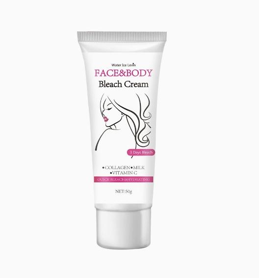 Face and Body Brightening Cream, Lightweight Milky Moisturizing - for face, neck, underarms, joints, etc. Gentle formula with brightening, hydrating and moisturizing benefits. Suitable for men and women. 50g/1.76oz