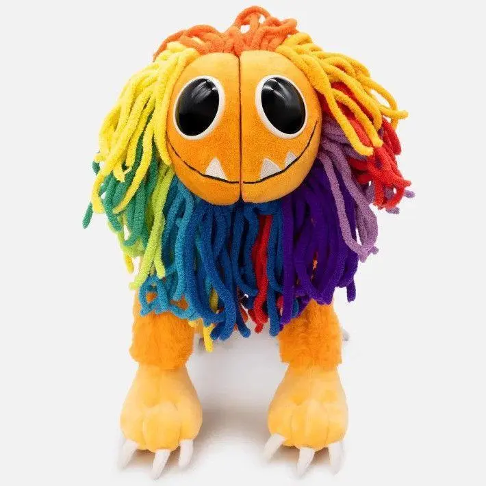 2026 New Yarnaby Unisex Poppy-Colored Lion Stuffed Plush Toy, Holiday Gift for Friends, Toys & Hobbies Doll