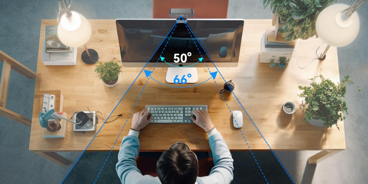 EMEET C960 4K Webcam for PC, 4K UHD Sensor, gaming for Switch 2 camera, Auto Focus, Dual AI Noise-Cancelling Mics, Auto Light Correction, 66° FOV, Plug&Play Webcam with Privacy Cover, Works with Zoom/Teams/Skype/Google, TikTokShopBlackFriday
