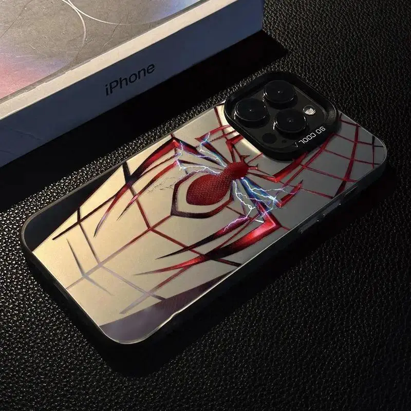 Cool Spider-Man Silicone Cellphone Case, Anti-Impact Shock Resistance Protector Casing, Compatible Phone Accessories for iPhone 17 Air, 16, 15, 14, 13, 12, 11 Pro Max Plus, Cover