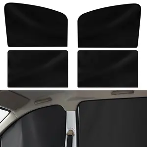 4 Pack Magnetic Car Window Sun Shade Cover Front Rear Shield UV Block Protection
