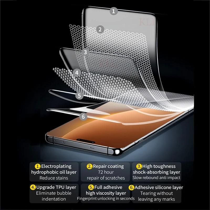 4 Pcs Hydrogel Film for Honor Magic8 Lite 8 Pro 8 Magic 7 7 Pro 7 Lite Magic 6 6 Pro 6 Lite 5 Lite X9D X8C X9C Series, Smooth Surface, Fingerprint Unlock, Bubble-Free, Compatible with Multiple Models