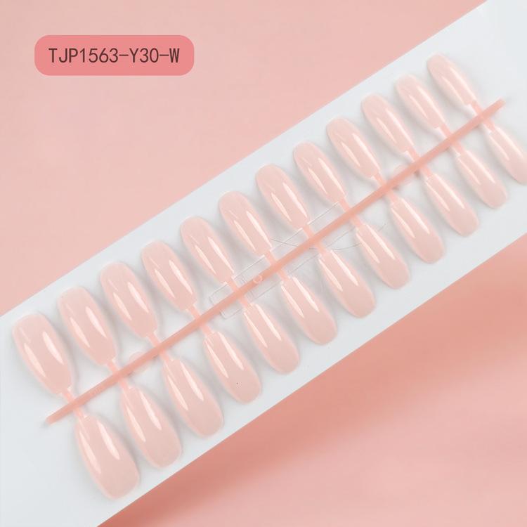 Extra-long trapezoidal fake nail patches, uncoated UV nail tips, 24-piece set of solid color press-on nails, Red Press on Nails Glossy Almond Shape Fake Nails Valentines Day Nails for Women