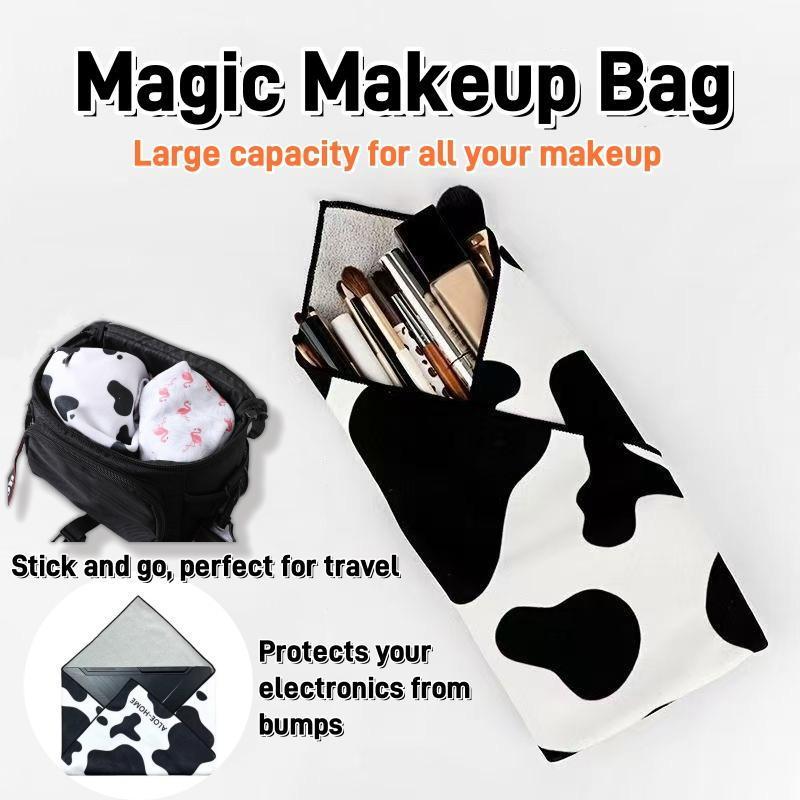 Magical Cloth Wrap | Portable Makeup Bag & Camera Bag l Stick & Go Design | One-Piece Makeup, Camera, and iPad Storage | Self-Adhesive