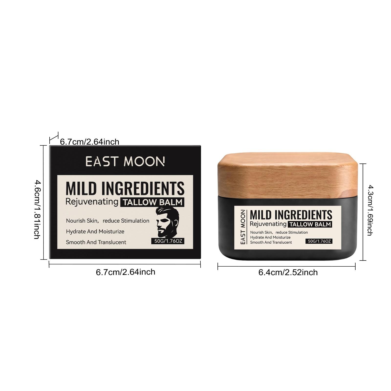 Men's Facial Moisturizer, Gentle Ingredients, Smooth and Easy to Spread, Elastic and Fine Skin Care, Hydrating and Nourishing Formula
