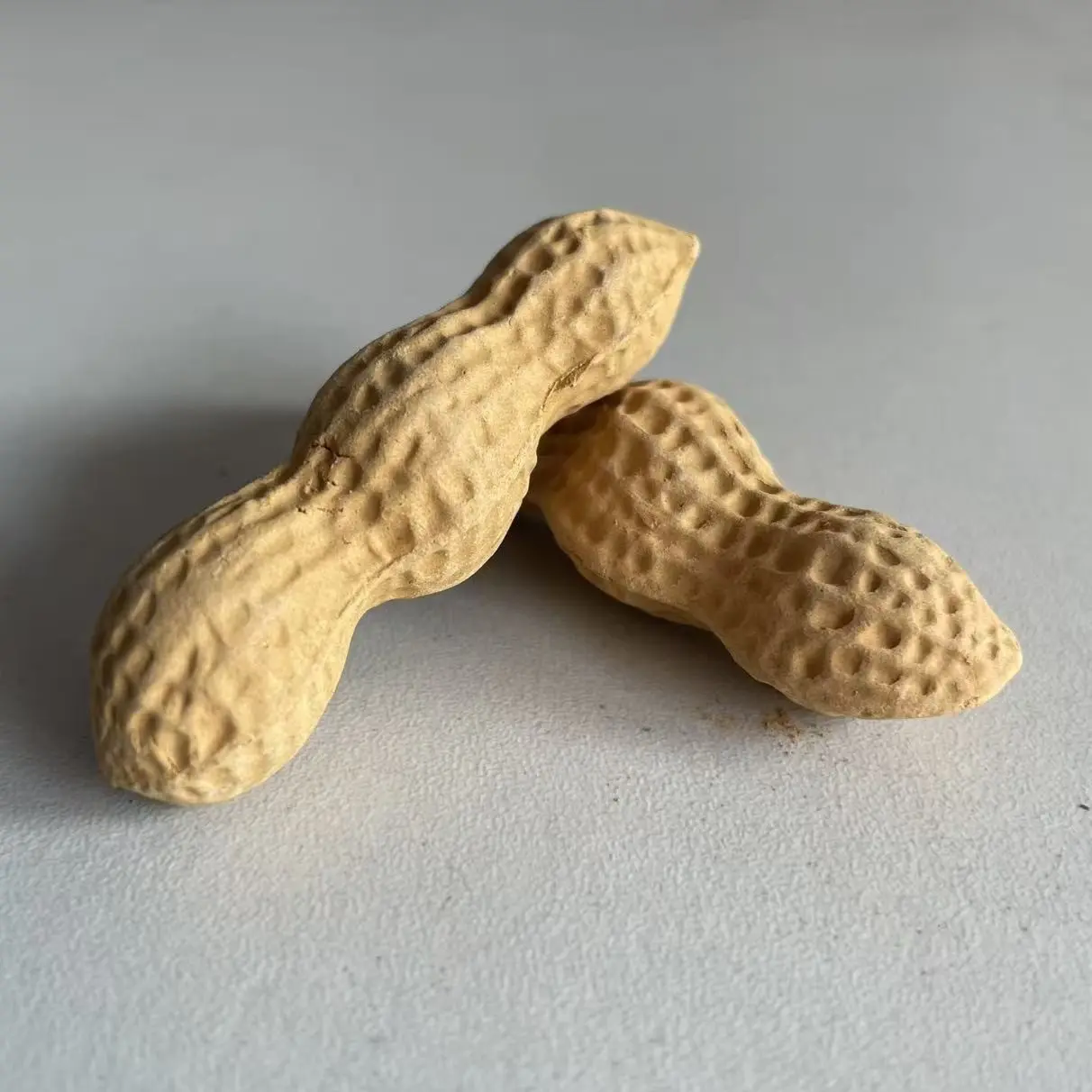 Hand‑crafted Duan Clay Zisha Peanut Figurine Pair  Blessing for Long Life & Abundant Offspring, Tea Tray Decor, Collectible Home Decor