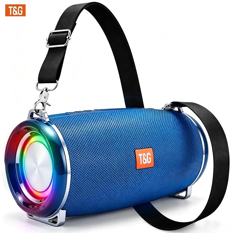 TG192 is a medium-sized music player that supports USB/TF/FM radio music playback. With TWS stereo sound, it can connect to various devices such as mobile phones, tablets, and TVs. It's perfect for carrying around, camping, and use at gatherings.