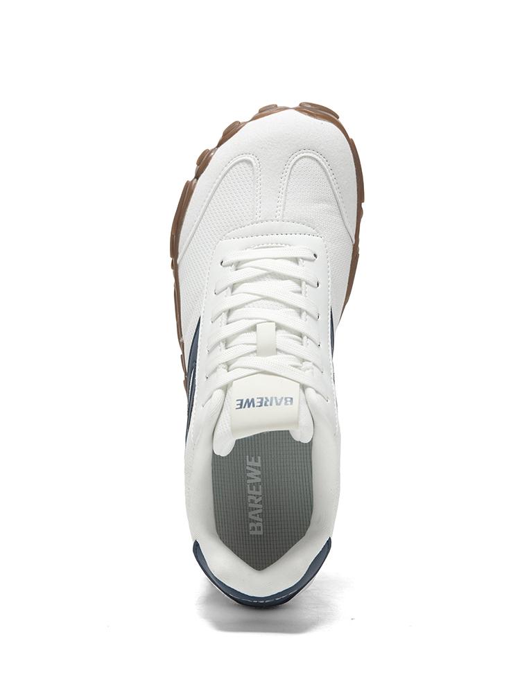 Barewe Unisex Wide Toe Barefoot Shoes, Lightweight Soft Sole Walking Shoes, Spring Fall Casual Skateboard Sports Shoes